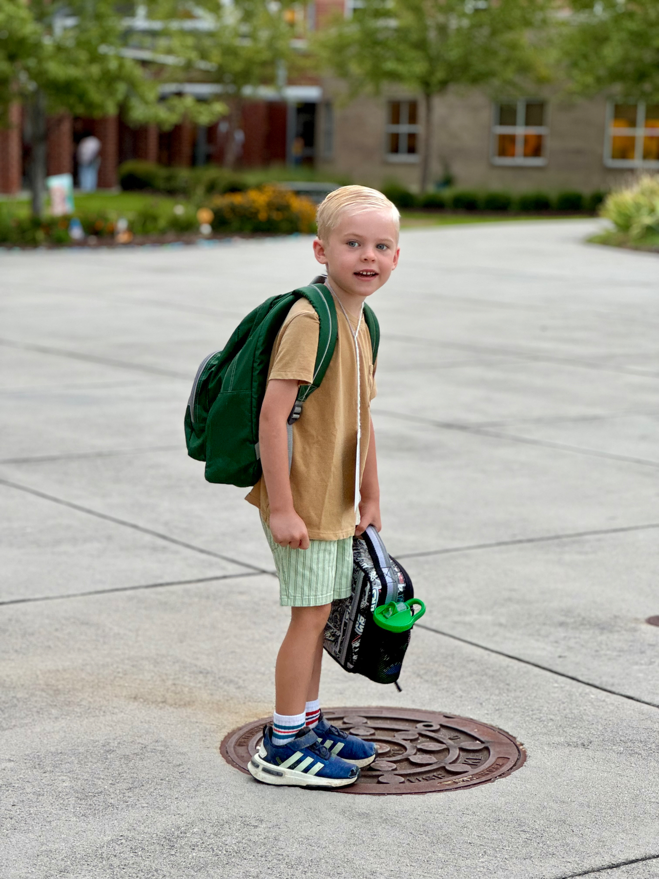 My grandson’s first day of kindergarten 