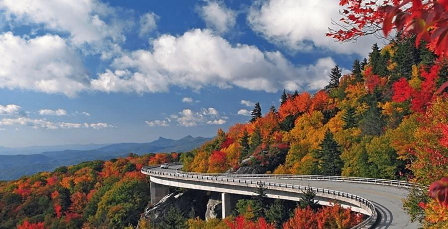 Linn Cove Viaduct on the Blue Ridge Parkway