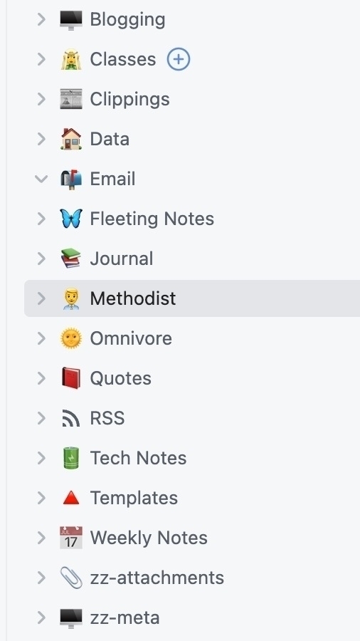 Obsidian Folders with Icons