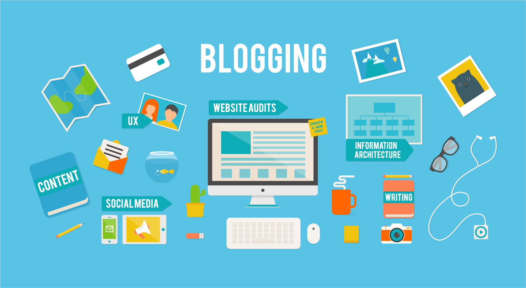 Blogging graphic