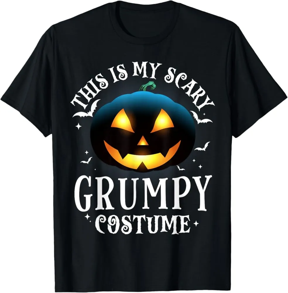 T-shirt reading “This is my scary grumpy costume”