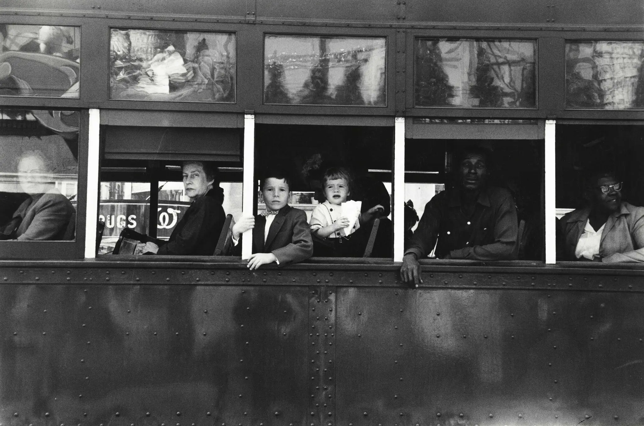 “Trolley — New Orleans” , the original cover of his influential photo book “The Americans,” first published in the United States in 1959.