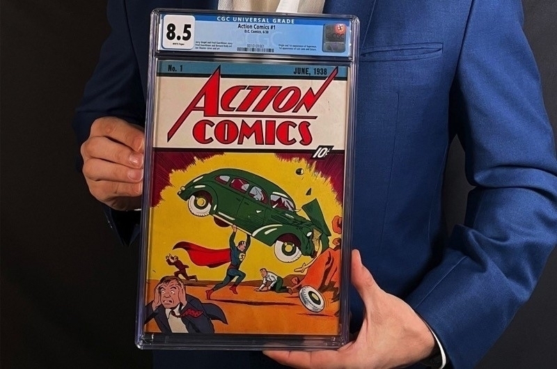 Action Comics Number One featuring Superman