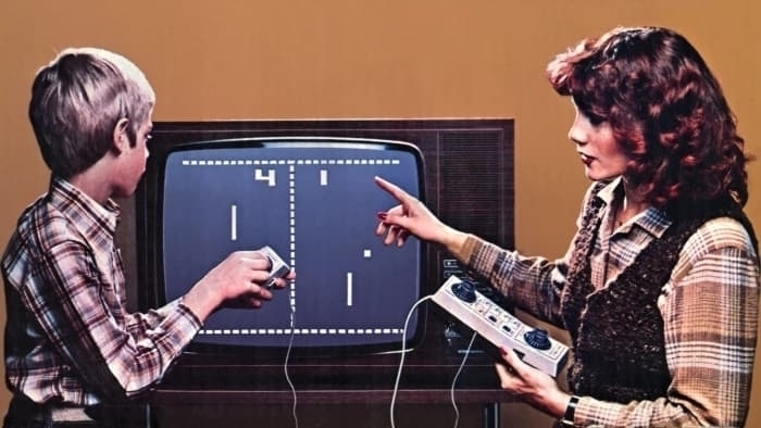 Original Pong game