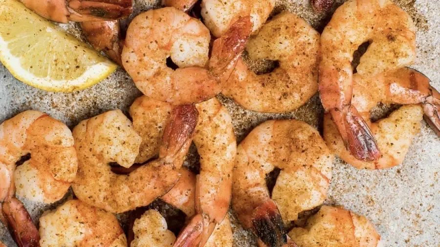 Shrimp bolied with Old Bay spice