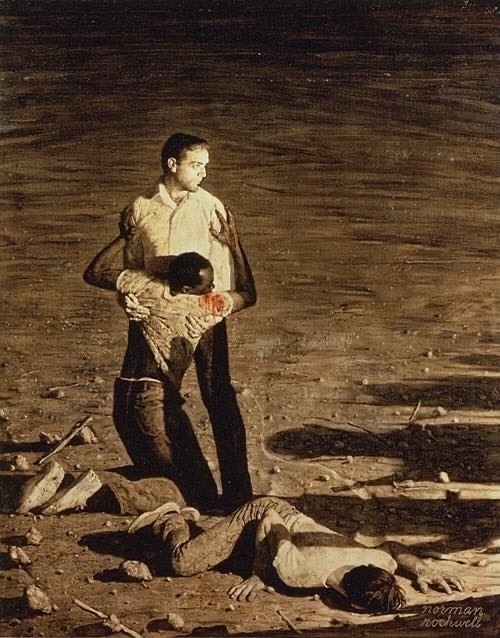 Murder in Mississippi by Norman Rockwell