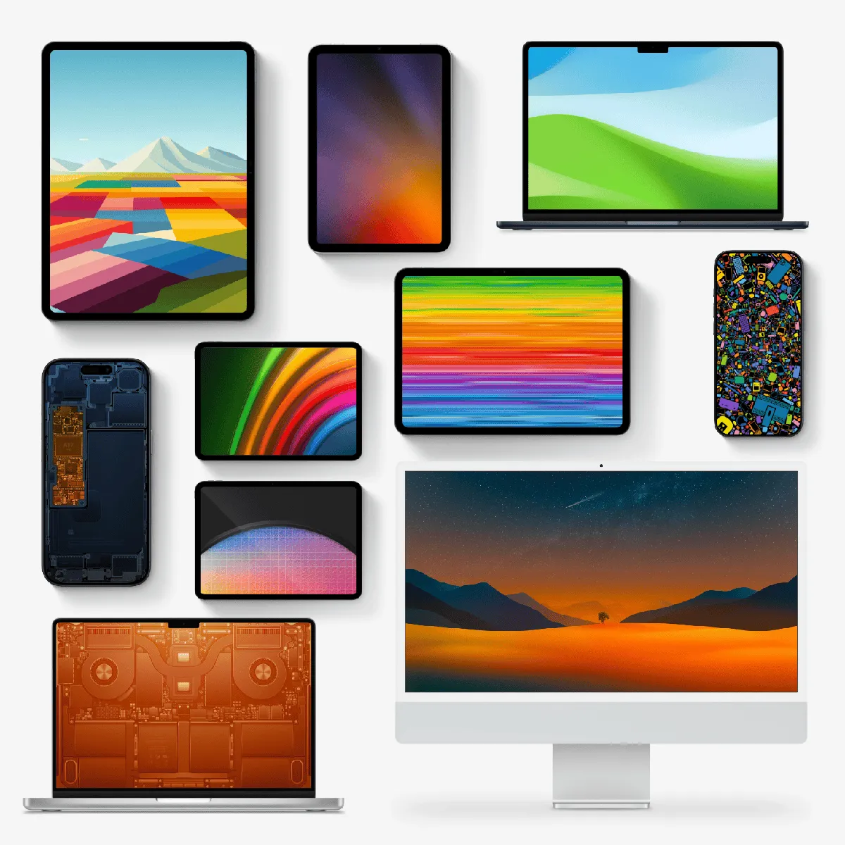 Wallpapers for Apple made devices