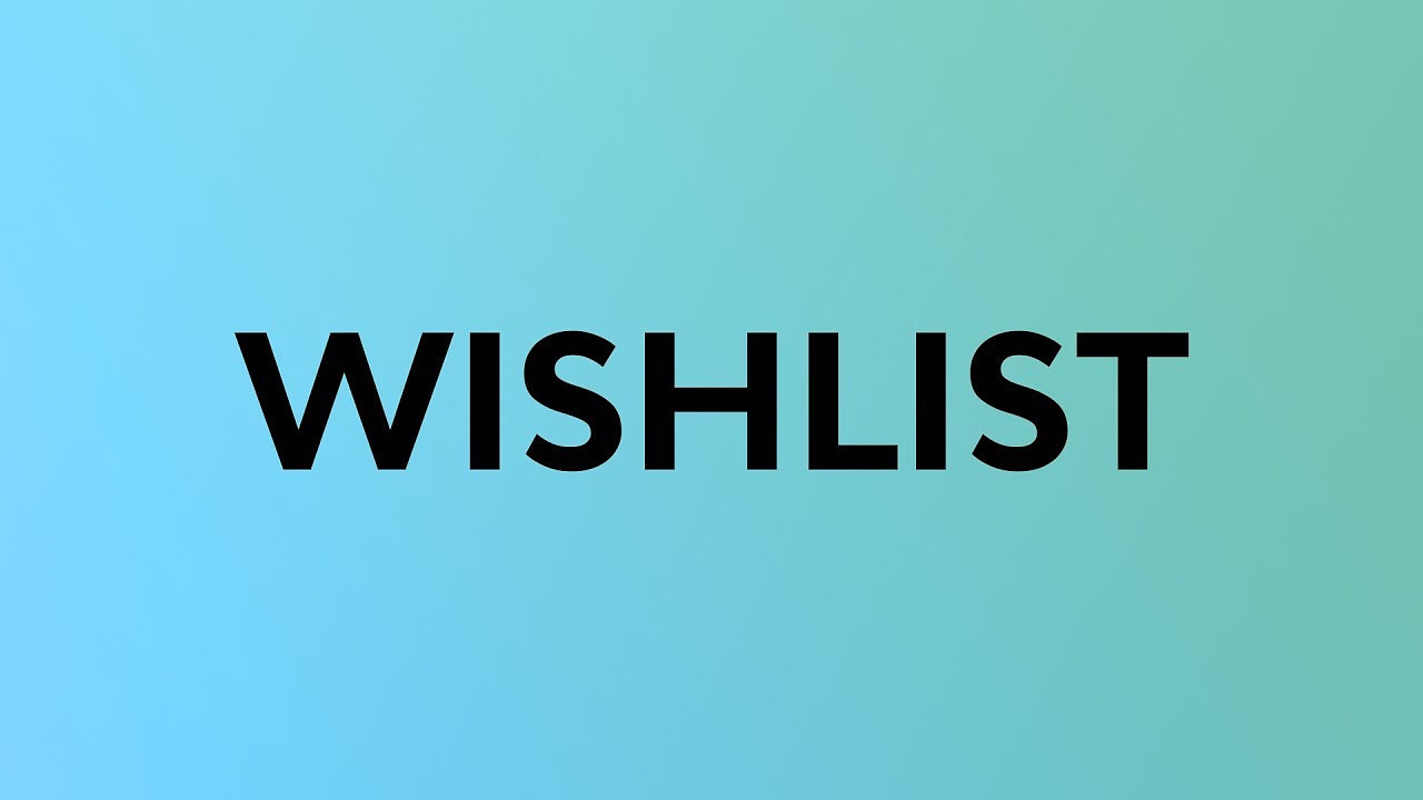 My App Wishlist